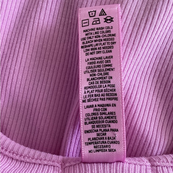 Skims Pink Soft Lounge Spaghetti Strap Bodycon Maxi Dress - Picture 10 of 10